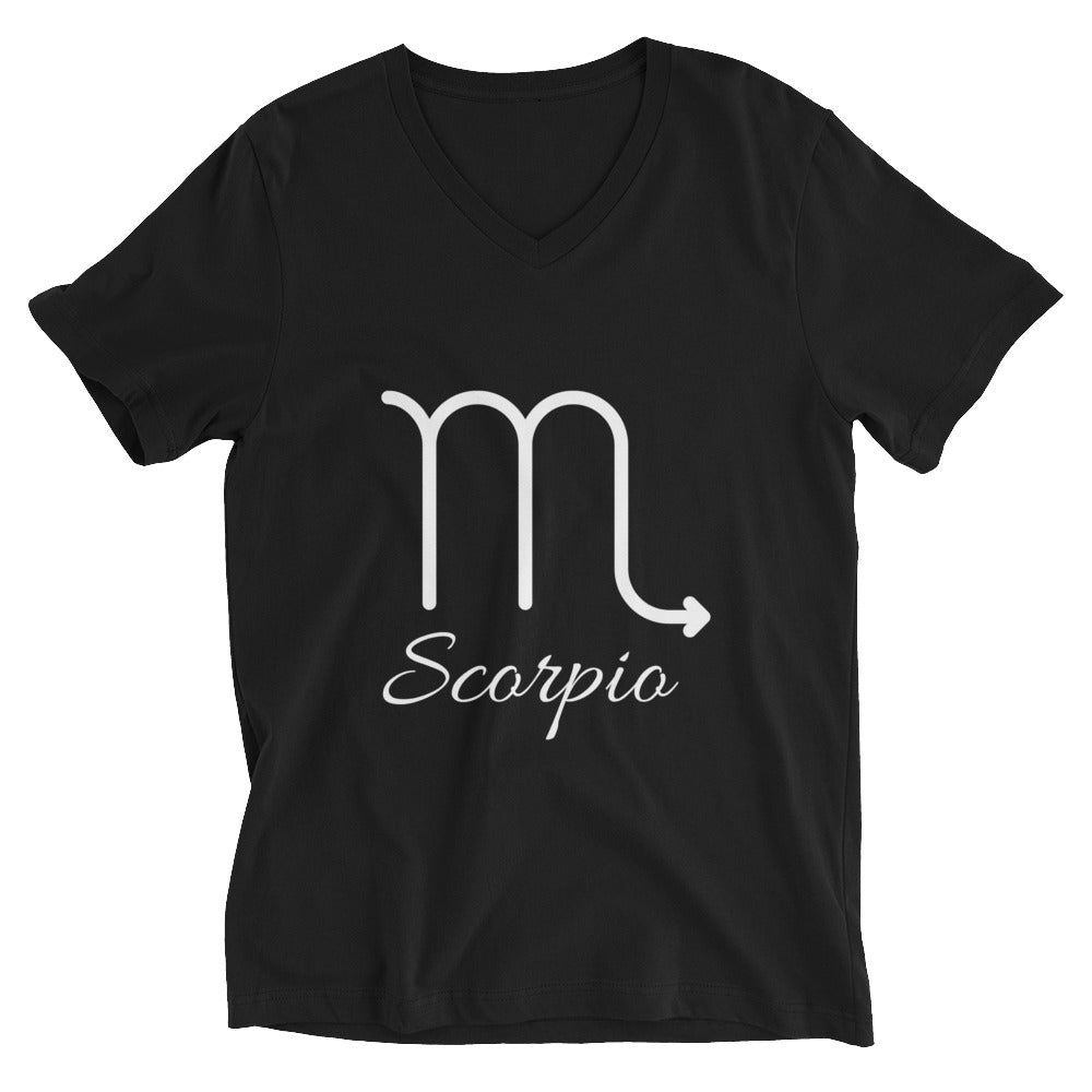 Scorpio - Black Classic Unisex V-Neck T-Shirt