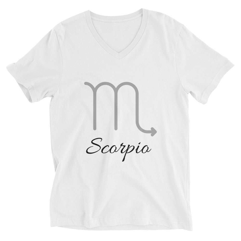 Scorpio - White Classic Unisex V-Neck T-Shirt